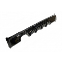 Difusor Trasero BMW F22 / F23 look M Performance Brillante Negro 1 Salida doble Plástico ABS