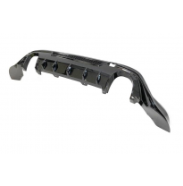 Difusor Trasero Ford Focus 2019+ Brillante Negro Plástico ABS