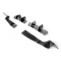 Difusor Trasero Ford Mustang 2018-2020 Brillante Negro Plástico ABS