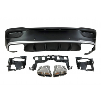 Difusor Trasero Mercedes C167 GLE 2020 Colas Plástico ABS