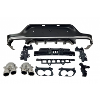 Difusor Trasero Mercedes GLC X253 COUPE 2020+ Look GLC43 Plástico ABS