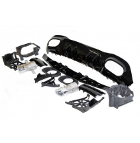 Difusor Trasero Mercedes V177 Look AMG A35 4 Puertas Plástico ABS