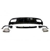 Difusor Trasero Mercedes W176 2012-2018 Look AMG A45 ABS Plástico ABS
