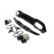 Difusor Trasero Mercedes W177 Look AMG A45 Plástico ABS
