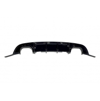 Difusor Trasero Volkswagen Golf 6 look Golf 7.5 R Negro Brillante Plástico ABS