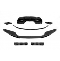 Kit De Carrocería BMW F16 X6 Look M Performance Brillante Negro Plástico ABS