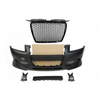 Paragolpes Delantero Audi A3 05-08 Look RS3 Black Antinieblas Plástico ABS