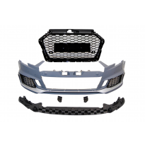Paragolpes Delantero Audi A3 2016-2019 4 Puertas / Cabriolet Look RS3 Plástico ABS