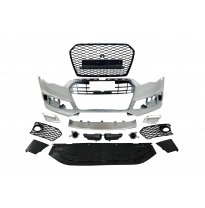 Paragolpes Delantero Audi A6 2015-2018 C7 Look RS6 Cámara Plástico ABS