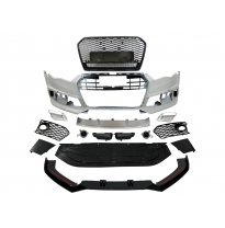 Paragolpes Delantero Audi A6 2015-2018 C7 Look RS6 Spoiler Plástico ABS