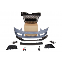 Paragolpes Delantero Audi TT 06-14 8J Look RS Spoiler Look Carbono Plástico ABS