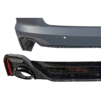 Paragolpes Trasero Audi A6 C8 Avant 2020 Look RS6 Carbono Plástico ABS