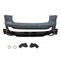 Paragolpes Trasero Audi A6 C8 4 puertas Look RS6 Plástico ABS