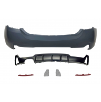 Paragolpes Trasero BMW F32 / F33 / F36 Look M Performance 1 Salida doble Plástico ABS