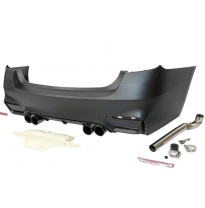 Paragolpes Trasero BMW F32 / F33 / F36 Look M4 Escape Plástico ABS