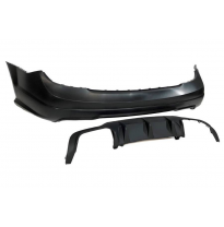 Paragolpes Trasero Mercedes W204 2/4 Puertas Look AMG 11-13 Plástico ABS