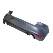 Paragolpes Trasero Volkswagen Golf 6 Look GTI 2 Salidas ABS Plástico ABS