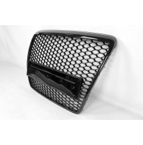 Parrilla Audi  A6 '04-08 C6 Black Plástico ABS