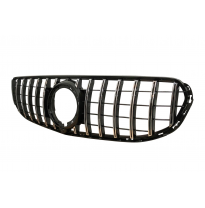 Parrilla Mercedes GLC X253 2020+ Look GT Chrome Negro Brillante Plástico ABS