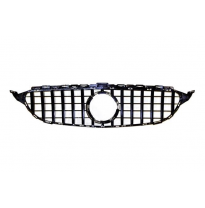 Parrilla Mercedes W205 2014-2018 Look GTR Black Plástico ABS