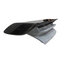 Portón Fibra Porsche 911 / 997 2005-2008 Look GT2 Con Alerón Carbono Fibra de vidrio