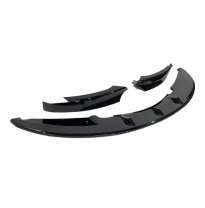 Spoiler Delantero BMW E82 / E88 Look M PERFORMANCE Brillante Negro Plástico ABS