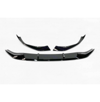 Spoiler Delantero BMW G30 LCI Look M Performance Brillante Negro Plástico ABS