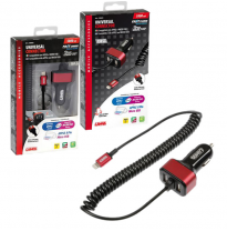 Cargador Universal Apple 8 Pin/Micro Usb 2 Puertos Usb Carga Rapida 5800 Ma 12/24v