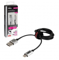 Cable Usb Y Micro Usb Tipo C 100 Cm Negro