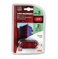 Luz De Galibo Trasera Ovalada 2 Led 24v Rojo