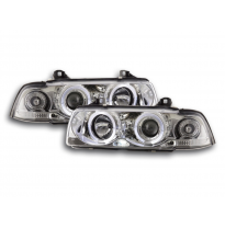 Faros Angel Eyes Bmw 3er E36 Coupe 92-98 Cromado