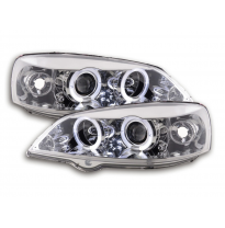 Faros Angel Eyes Opel Astra G 98-03 Cromado