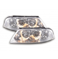 Faros Angel Eyes Vw Passat 3bg 00-05 Cromado