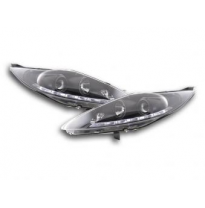 Faros Luz Diurna Ford Fiesta Bj. 08-12 Negro