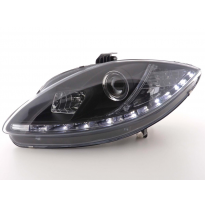 Faros Luz Diurna Seat Leon 1p 05-09 Negro