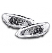 Faros Luz Diurna Homologacion R87 Vw Golf 6 Bj. 08-12 Chrom