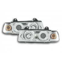 Faros Angel Eyes Bmw 3er E36 Saloon 92-98 Cromado