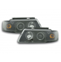 Faros Angel Eyes Vw Passat 3b 97-00 Negro