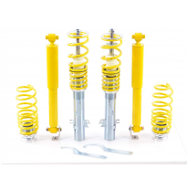 Kit suspensión roscada FK Peugeot 207 CC Bj. De 2007 con puntal de 51mm