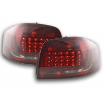 Pilotos Traseros Led Audi A3 3doors (8p) 2010-2012 Red/Negro