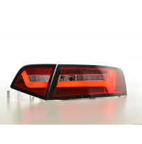 Pilotos Led Audi A6 4f Saloon 08-11 Red/Clear Con Intermitentes Dinamicos