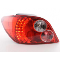 Pilotos Led Peugeot 307 Hatchback Bj. 01-04 Klar/Rojo