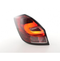 Pilotos Led Skoda Fabia 5-Türig Bj. Ab 2007 Klar/Rojo