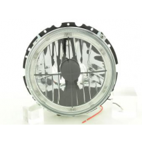 Faros Delanteros Angel Eyes Set  Vw Golf 1 Modelo 17  74-83 Negro Fk Automotive