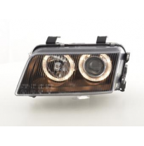 Faros Delanteros Angel Eyes Set  Audi A4 Modelo B5  95-99 Negro Fk Automotive