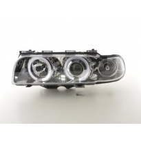 Faros Delanteros Set Angel Eyes Bmw Serie 7 Modelo E38  95-98 Cromado Fk Automotive