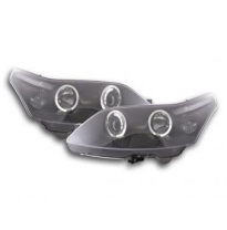 Faros Delanteros Set Angel Eyes Citroen C4 3-Ptas./5-Ptas. Modelo L  04- Negro Fk Automotive