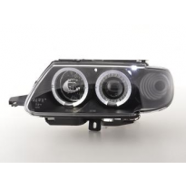 Faros Delanteros Set Angel Eyes Citroen Saxo  96-99 Negro Fk Automotive