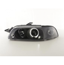 Faros Delanteros Set Angel Eyes Fiat Punto 1 Modelo 176  93-98 Negro Fk Automotive