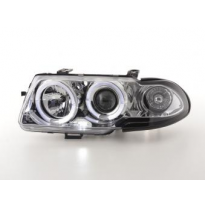 Faros Delanteros Set Angel Eyes Opel Astra Modelo F  95-97 Cromado Fk Automotive